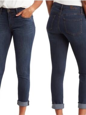 Kut From The Cloth Katy Boyfriend Jeans Roll Up or Roll Down Size 14
